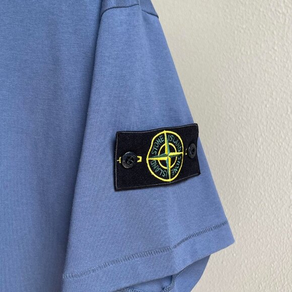 Stone Island 24SS new spring and summer basic solid color round leader badge sho - Picture 4 of 4